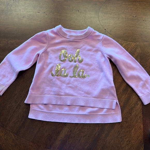 ooh la la sequin sweater Kate spade 3t pink - Picture 3 of 6